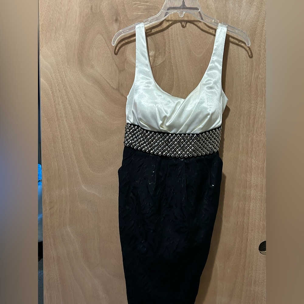 Party Dress Black and White